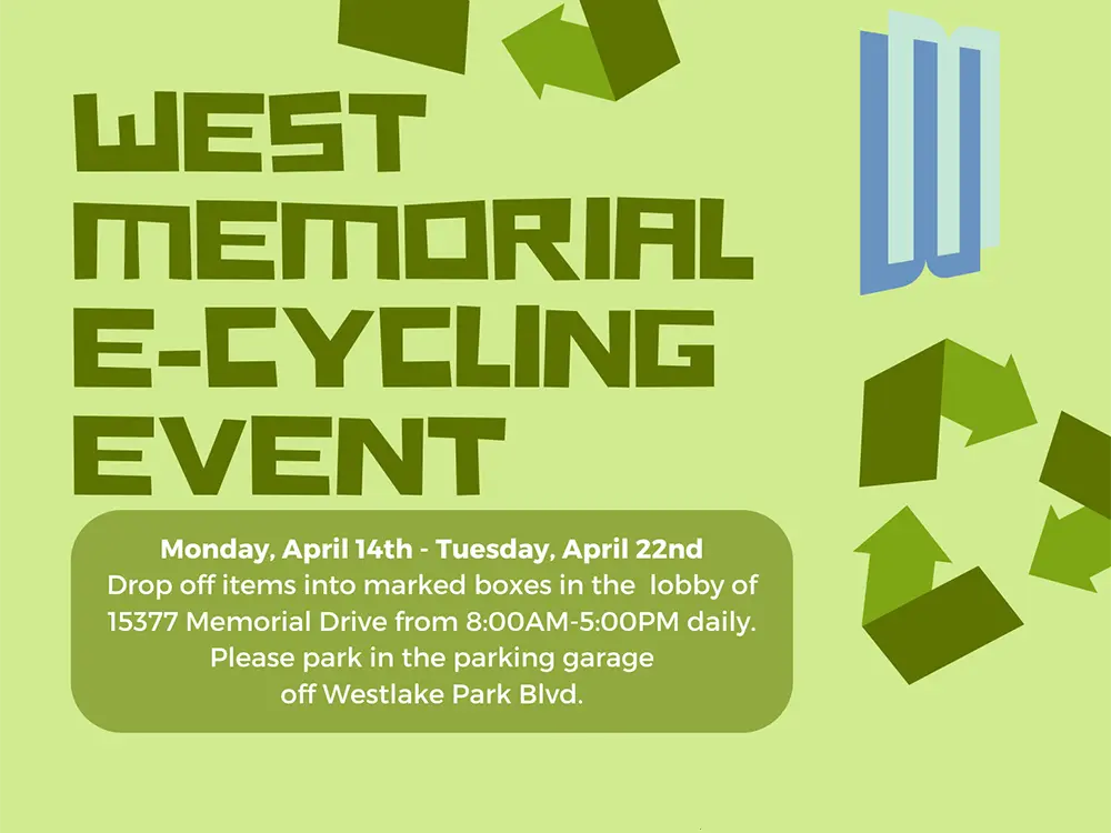 West Memorial E-Cycling Event
